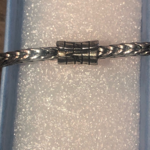 TROLLBEADS HeartBeat Bead 925 LAA Sterling Silver Bead Charm Approx 10mm Length - Picture 6 of 7